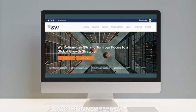 SW International has a new look for its website